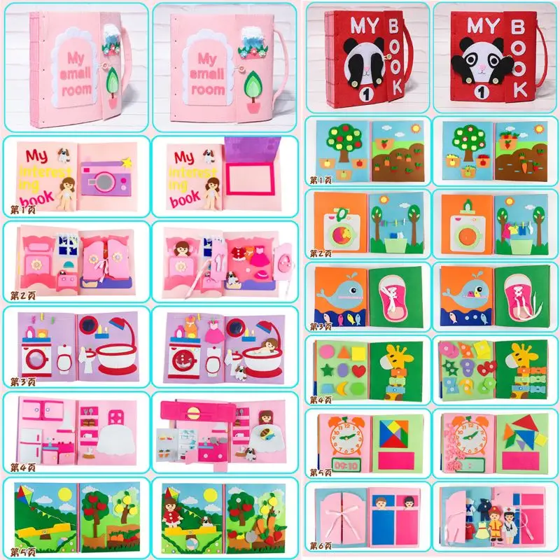 3D Kid Cloth Book DIY Non-Woven Panting Book Manual Intelligence Puzzle Children Toy Early Education Development Reading Book
3D Kid Cloth Book DIY Non-Woven Panting Book Manual Intelligence Puzzle Children Toy Early Education Development Reading Book