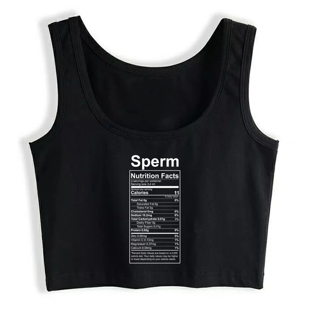 Crop Top Women Ingredients Sperm Funny Dirty Humor Gag Dietitian Grunge Aesthetic Gothic Y2k Tank Top Female Clothes
Crop Top Women Ingredients Sperm Funny Dirty Humor Gag Dietitian Grunge Aesthetic Gothic Y2k Tank Top Female Clothes