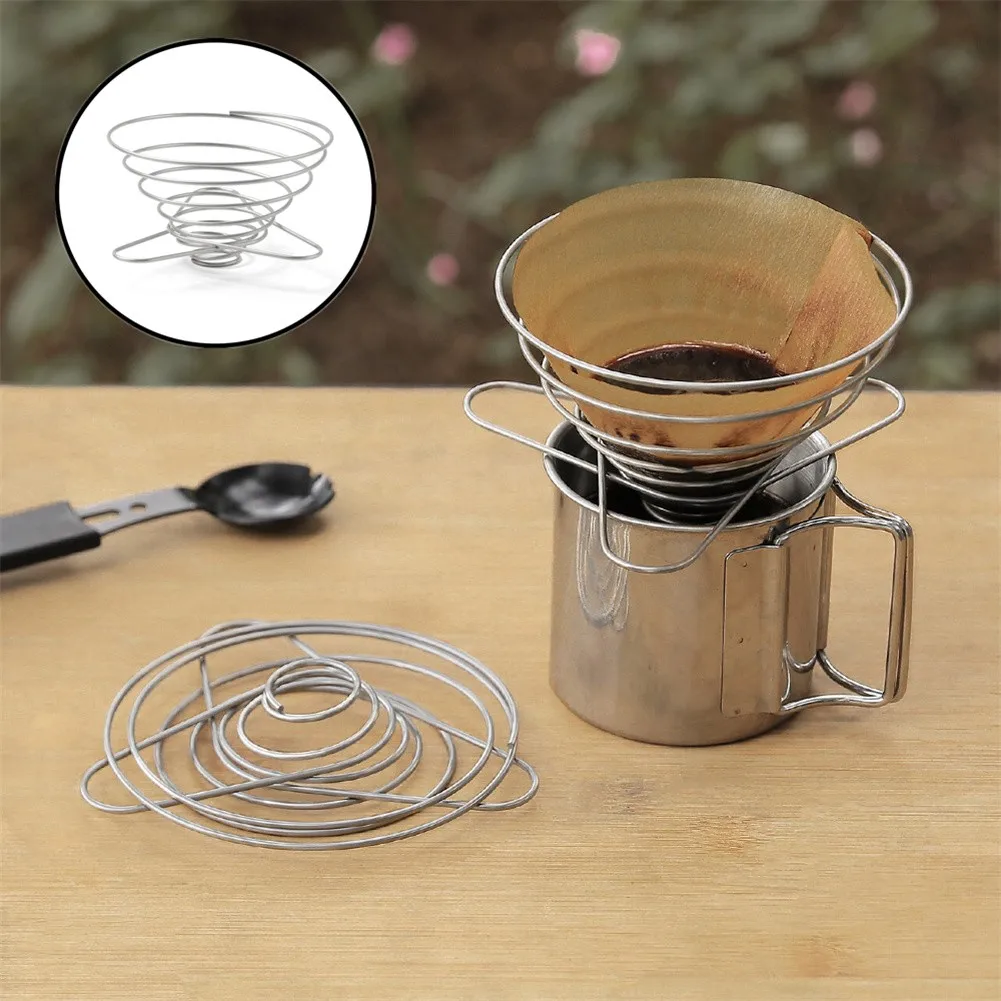 110/130mm Stainless Steel Outdoor Camping Coffee Filter Foldable Ultra-thin Easy To Carry Waterproof Coffee Drip Holder Filter
110/130mm Stainless Steel Outdoor Camping Coffee Filter Foldable Ultra-thin Easy To Carry Waterproof Coffee Drip Holder Filter