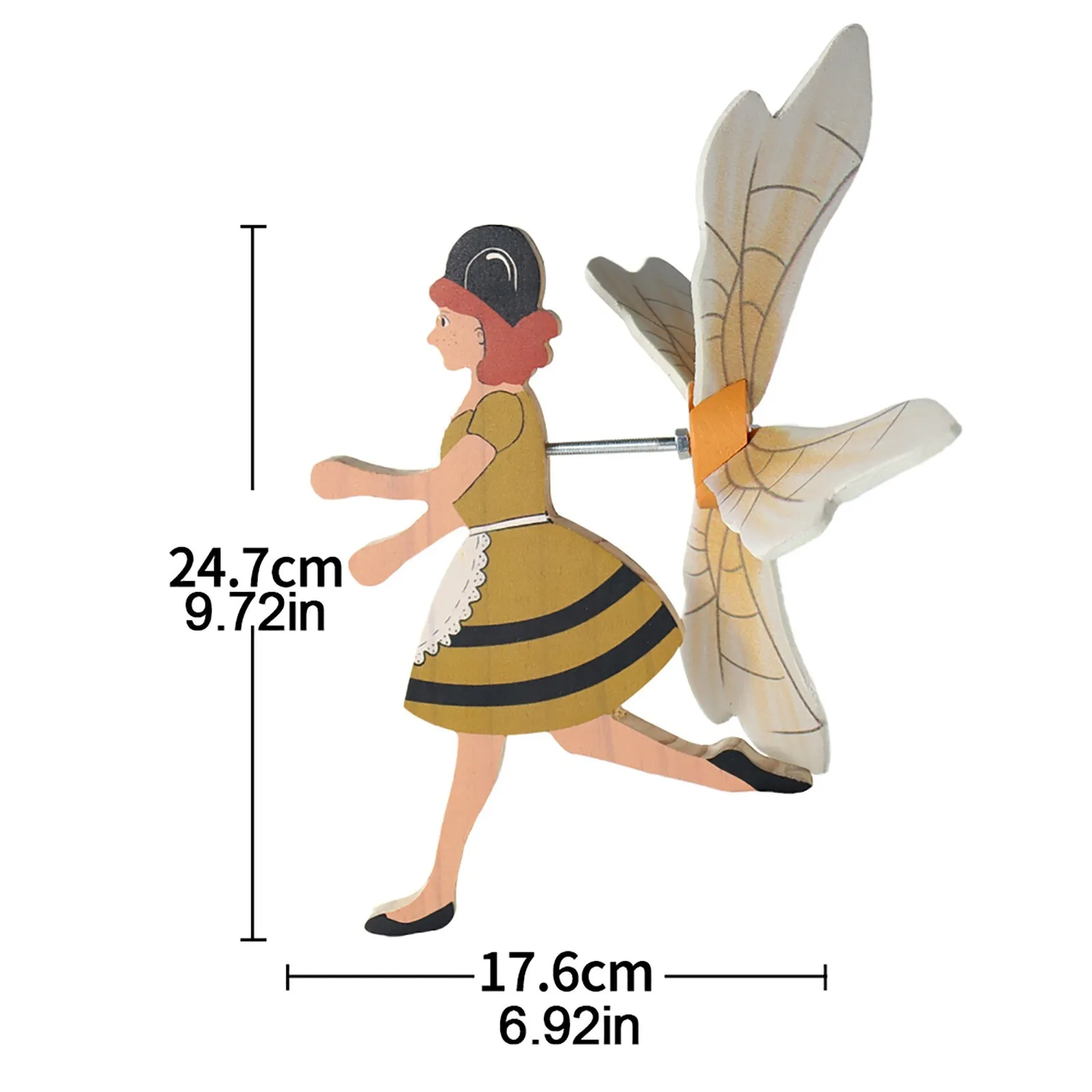 Garden Decor Wind Spinners Whirligig-asuka Series Windmill Whirly Miss Beesy Garden Lawn Decoration Flower Ornament Decoration 
Garden Decor Wind Spinners Whirligig-asuka Series Windmill Whirly Miss Beesy Garden Lawn Decoration Flower Ornament Decoration