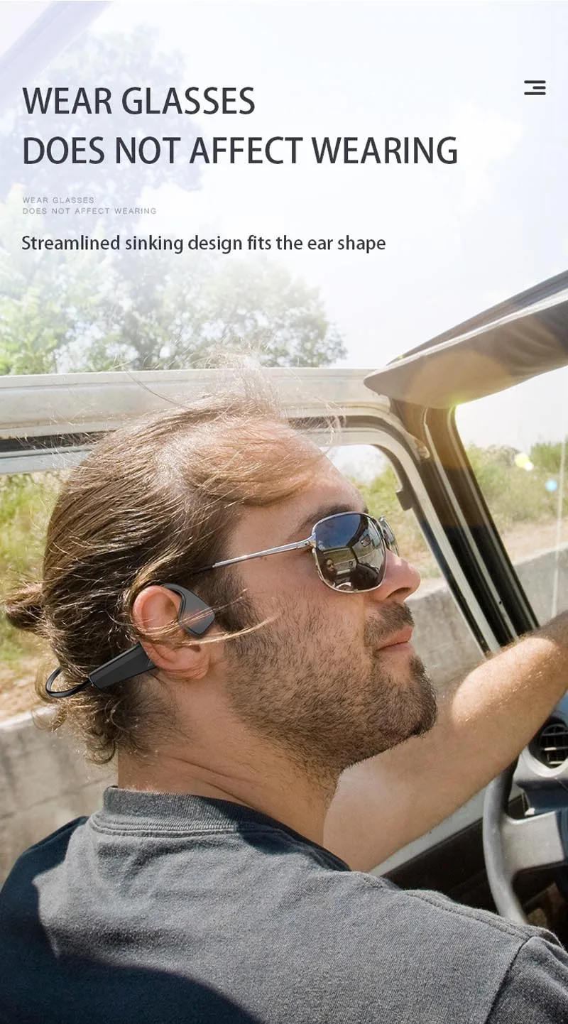 Bone Conduction Sports Bluetooth Earphone Running Marathon Wireless Headphone Waterproof Cycling Hiking Stereo Bluetooth Headset
Bone Conduction Sports Bluetooth Earphone Running Marathon Wireless Headphone Waterproof Cycling Hiking Stereo Bluetooth Headset
