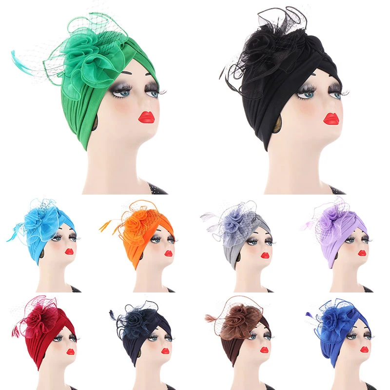 Muslim Fashion Women's Hijabs Headscarf Pile Heap Cap Women Able Caps Islamic Bronzing Flower Turban Hat
Muslim Fashion Women's Hijabs Headscarf Pile Heap Cap Women Able Caps Islamic Bronzing Flower Turban Hat