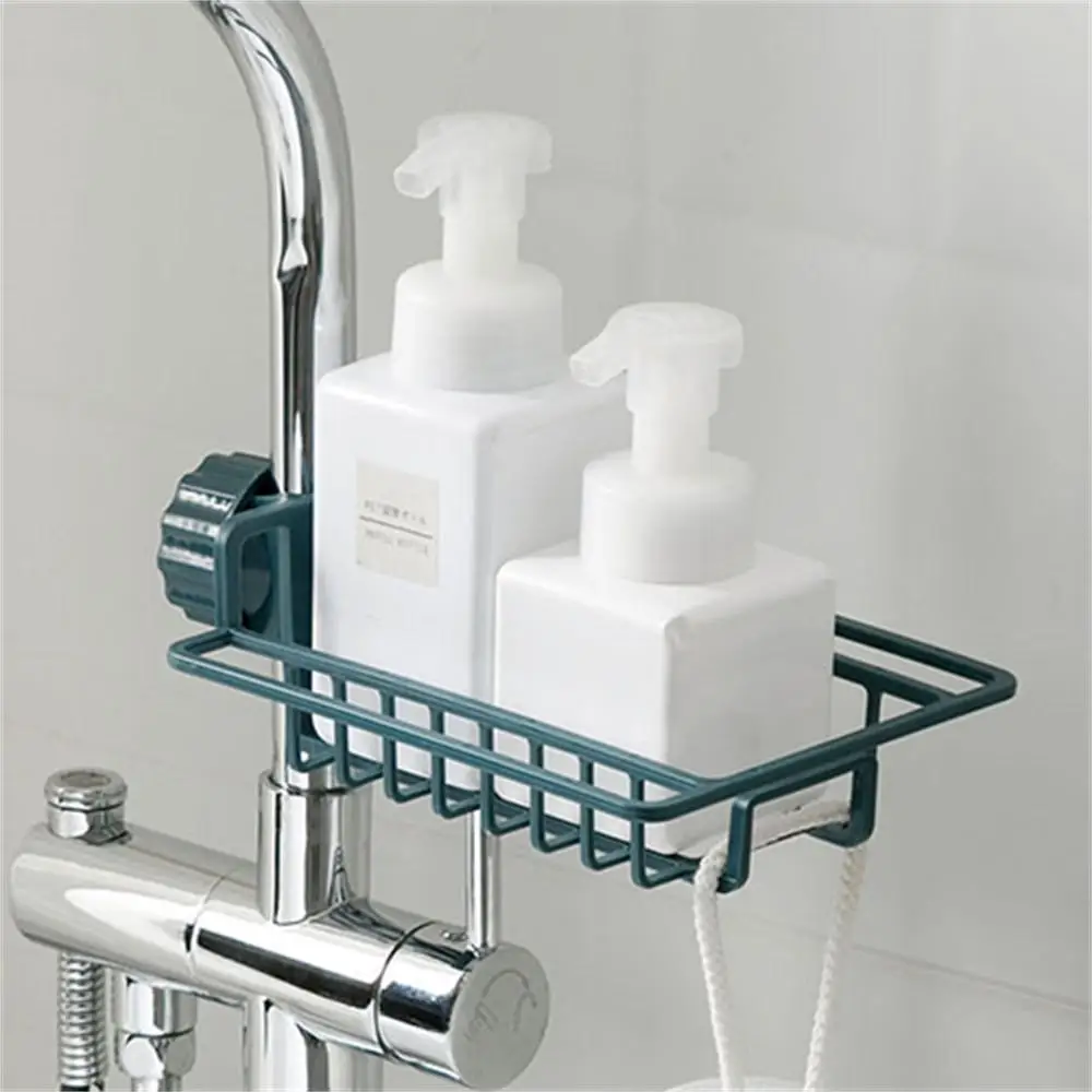 Kitchen Supplies Faucet Storage Rack Stainless Steel Bathroom Storage Rack Non Perforated Sink Drainage Artifact Hanging Rack
Kitchen Supplies Faucet Storage Rack Stainless Steel Bathroom Storage Rack Non Perforated Sink Drainage Artifact Hanging Rack