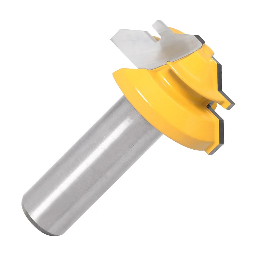 3PC/Set 1/2" 12.7MM 12MM Shank Milling Cutter Wood Carving Tongue & Groove Joint Assembly Router Bit 1Pc 45 Degree Lock Miter
3PC/Set 1/2" 12.7MM 12MM Shank Milling Cutter Wood Carving Tongue & Groove Joint Assembly Router Bit 1Pc 45 Degree Lock Miter