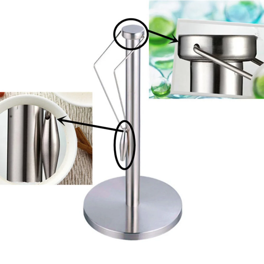 Multifunction Standing Paper Holder Stainless Steel Kitchen Tissue Holder Countertop Anti-Slip Simply Tear Roll Contemporary Pap
Multifunction Standing Paper Holder Stainless Steel Kitchen Tissue Holder Countertop Anti-Slip Simply Tear Roll Contemporary Pap