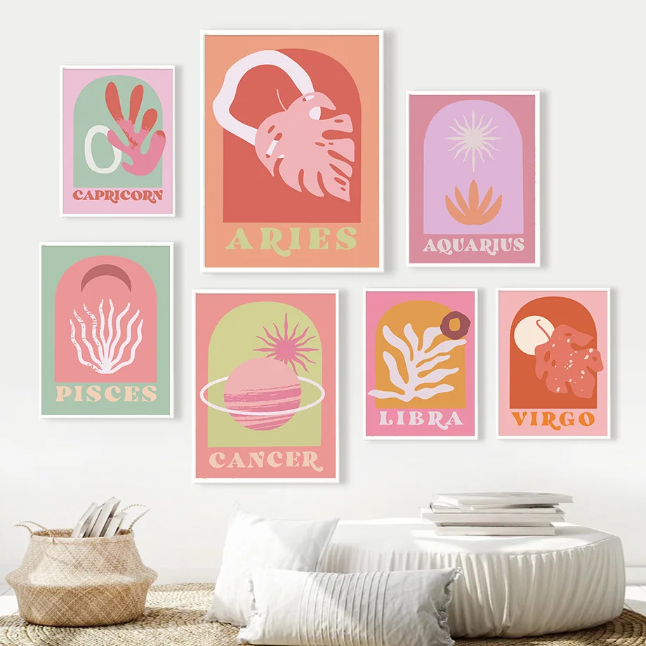 12 Zodiac Sign Plant Aries Libra Aquarius Wall Art Canvas Painting Nordic Posters And Prints Wall Pictures For Living Room Decor
12 Zodiac Sign Plant Aries Libra Aquarius Wall Art Canvas Painting Nordic Posters And Prints Wall Pictures For Living Room Decor