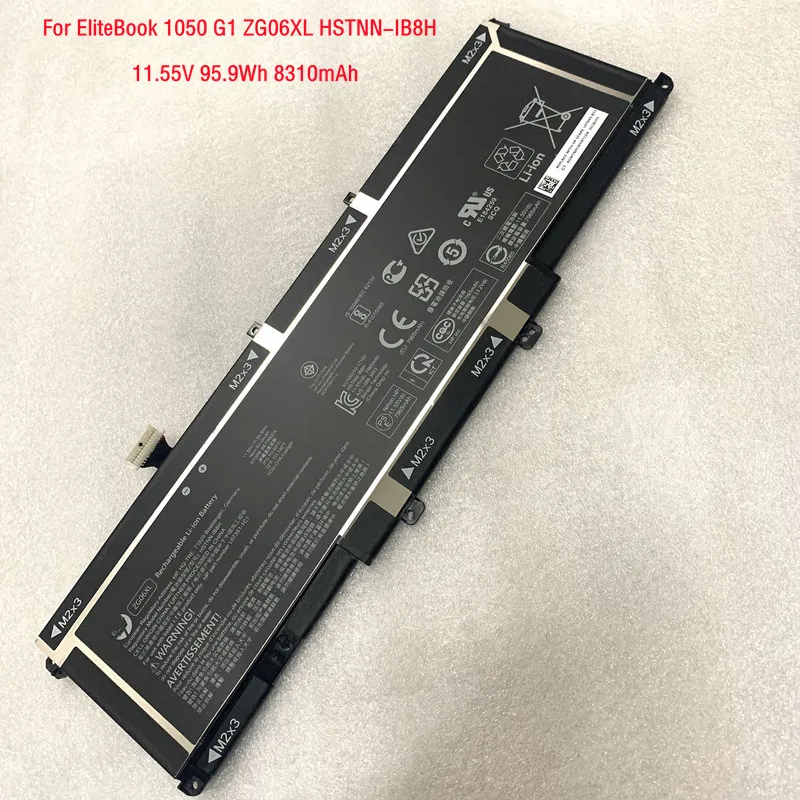 11.55V 95.9Wh Genuine ZG06XL Laptop Battery for HP EliteBook 1050 G1 Series HSTNN-IB8H L07351-1C1
11.55V 95.9Wh Genuine ZG06XL Laptop Battery for HP EliteBook 1050 G1 Series HSTNN-IB8H L07351-1C1