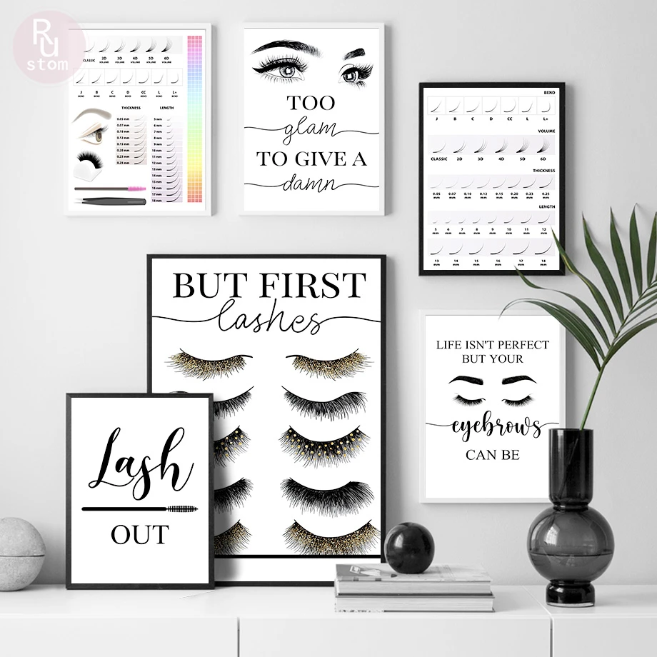 Fashion Makeup Lash False Eyelashes Wall Art Canvas Painting Nordic Posters And Prints Wall Pictures For Beauty Salon Room Decor
Fashion Makeup Lash False Eyelashes Wall Art Canvas Painting Nordic Posters And Prints Wall Pictures For Beauty Salon Room Decor