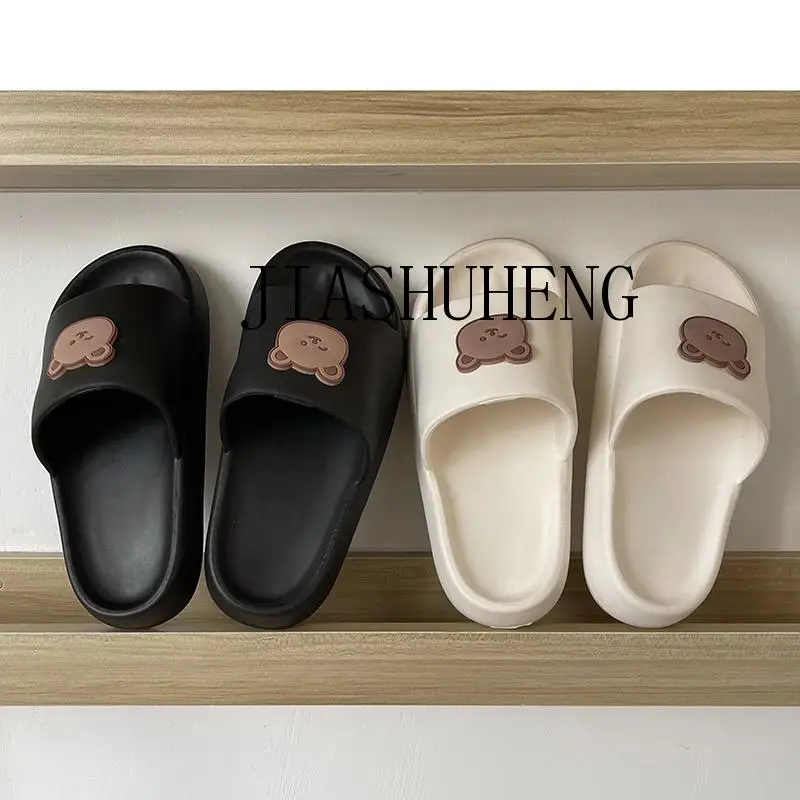 Platform Slippers Women Indoor Bathroom Slipper Korea Cute Bear Soft EVA Anti-slip Lovers Home Floor Slides Ladies Summer Shoes
Platform Slippers Women Indoor Bathroom Slipper Korea Cute Bear Soft EVA Anti-slip Lovers Home Floor Slides Ladies Summer Shoes