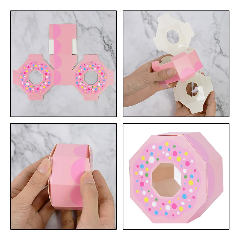 10pcs Donut Candy Box Sweet Chocolate Box Donut Theme Party Wedding Birthday Favor Gift Box Hexagon Donut Party Paper Candy Box
10pcs Donut Candy Box Sweet Chocolate Box Donut Theme Party Wedding Birthday Favor Gift Box Hexagon Donut Party Paper Candy Box