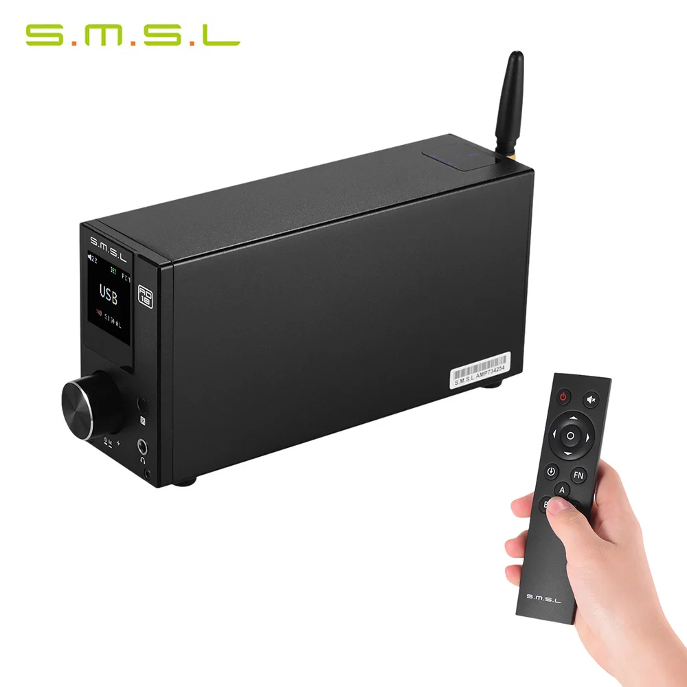 AD18 Full Digital Decoder Audio Amplifier Stereo Headphone Amp of 80W Power Support Optical/ BT/ Coaxial/ USB/ AUX Input
AD18 Full Digital Decoder Audio Amplifier Stereo Headphone Amp of 80W Power Support Optical/ BT/ Coaxial/ USB/ AUX Input