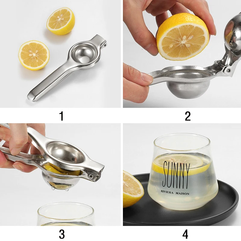 Соковыжималка для лимона ручная кухонная соковыжималка из нержавеющей стали