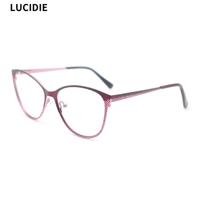 Новинка 2020 модная женская оправа для очков LUCIDIE кошачий глаз очки с прозрачными