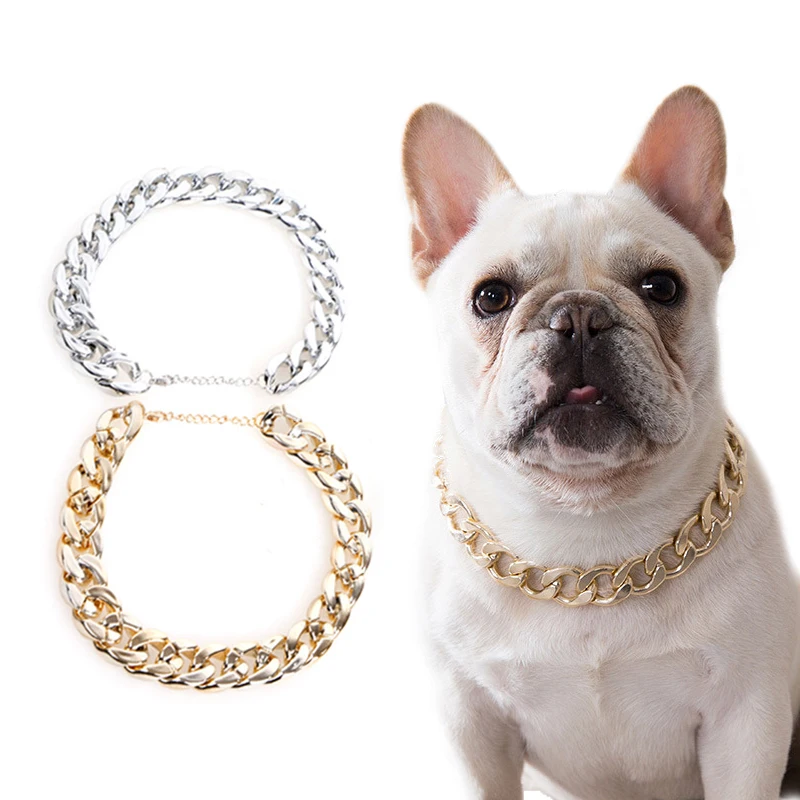 Small Dog Snack Chain Teddy French Bulldog Necklace Silvery/Golden Pet Accessories Dogs Collar dog dog tag
Small Dog Snack Chain Teddy French Bulldog Necklace Silvery/Golden Pet Accessories Dogs Collar dog dog tag