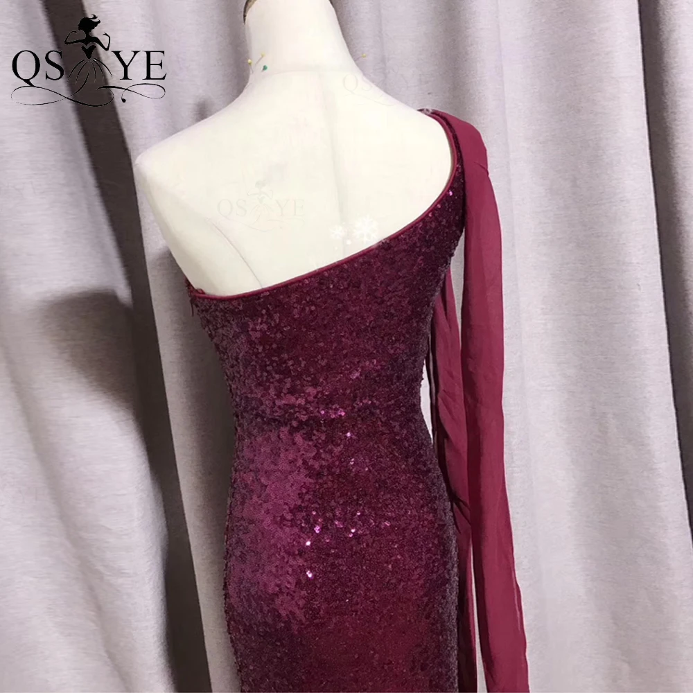 QSYYE Burgundy Evening Dress One Shoulder Glitter Mermaid Evening Gown Sexy Fading Golden Party Dress Sequin Tail Formal Dress
QSYYE Burgundy Evening Dress One Shoulder Glitter Mermaid Evening Gown Sexy Fading Golden Party Dress Sequin Tail Formal Dress