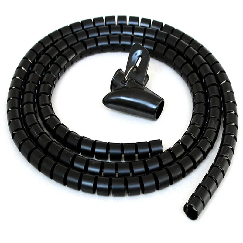 3M Flexible Spiral Cable Wire Protector Cable Organizer Computer Cord Protective Tube Clip Organizer Management Tools
3M Flexible Spiral Cable Wire Protector Cable Organizer Computer Cord Protective Tube Clip Organizer Management Tools