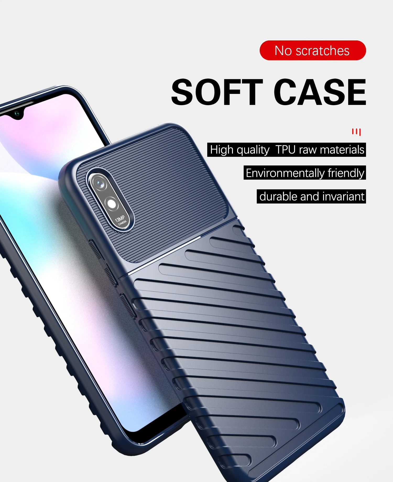 Suitable for Xiaomi Redmi8 8A 9 9A 9C TPU luxury airbag cover shockproof soft silicone mobile phone case
Suitable for Xiaomi Redmi8 8A 9 9A 9C TPU luxury airbag cover shockproof soft silicone mobile phone case