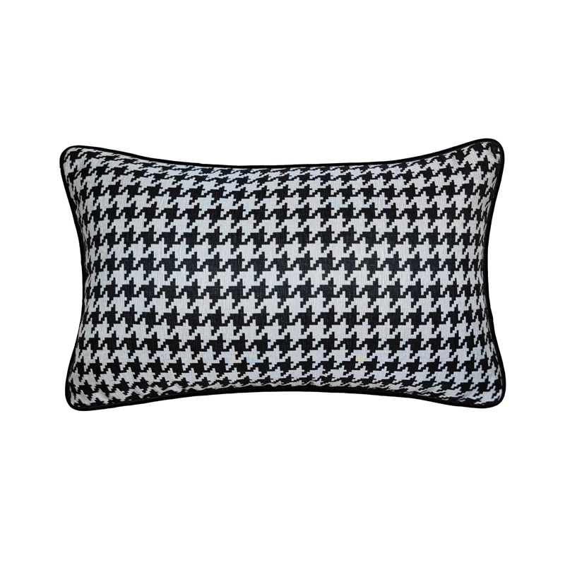 Hinyeatex Lumbar Pillow Case 30x50cm 1 Piece Pack Black White Fashion Houndstooth Woven Sofa Chair Floor Car Decoration
Hinyeatex Lumbar Pillow Case 30x50cm 1 Piece Pack Black White Fashion Houndstooth Woven Sofa Chair Floor Car Decoration