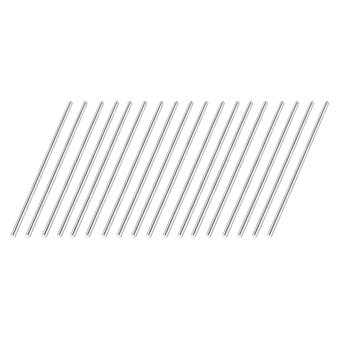 Uxcell 4mm x 50mm 304 Stainless Steel Solid Round Rod for DIY Craft - 20pcs