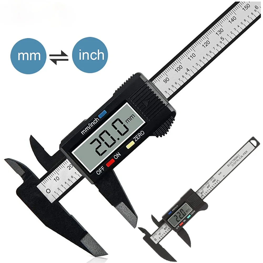 0-150mm Electronic Digital Vernier Caliper Gauge Measuring Tool Measuring Calibre for Jewelry Measurement Digital Ruler Trammel
0-150mm Electronic Digital Vernier Caliper Gauge Measuring Tool Measuring Calibre for Jewelry Measurement Digital Ruler Trammel
