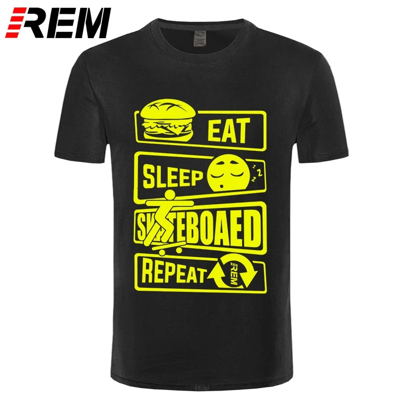 Male Best Selling T Shirt Eat Sleep Skateboard Mens Funny T Shirt Skate Board Boarding BMX Hawkes SKATER Summer Tee Shirt
Male Best Selling T Shirt Eat Sleep Skateboard Mens Funny T Shirt Skate Board Boarding BMX Hawkes SKATER Summer Tee Shirt