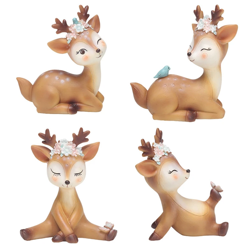 YHSMTG Resin Animal Deer Modern Style Gift Best Birthday Gift Couple Cartoon Cute Deer Figurines & Miniatures Home Decoration
YHSMTG Resin Animal Deer Modern Style Gift Best Birthday Gift Couple Cartoon Cute Deer Figurines & Miniatures Home Decoration