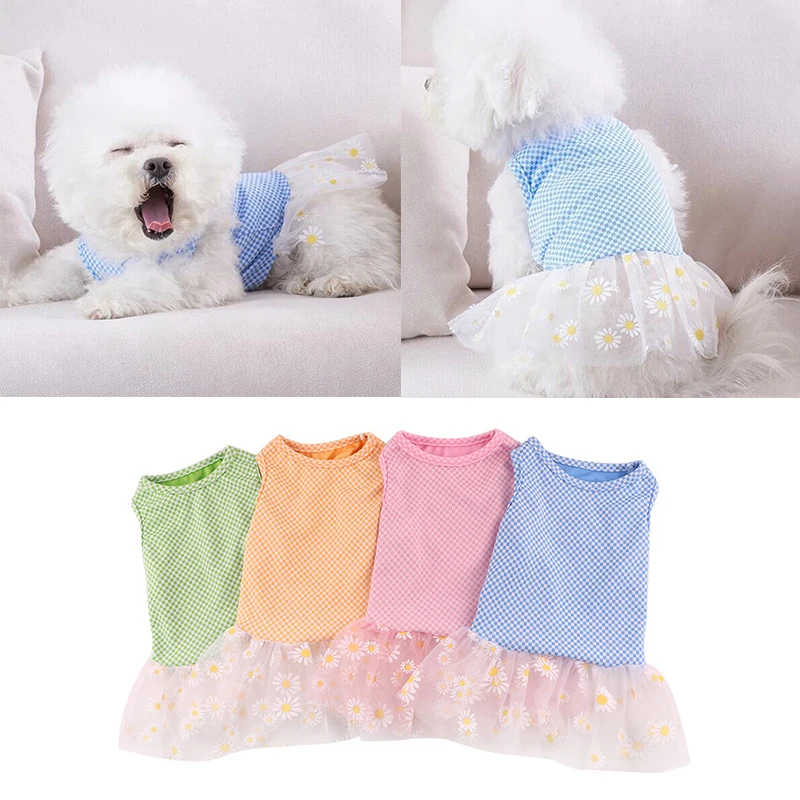 Летние платья для домашних животных, юбки для собак и кошек, Повседневное платье, платья для принцесс и щенков, сетчатые кружевные юбки с мар... 
Летние платья для домашних животных, юбки для собак и кошек, Повседневное платье, платья для принцесс и щенков, сетчатые кружевные юбки с мар...