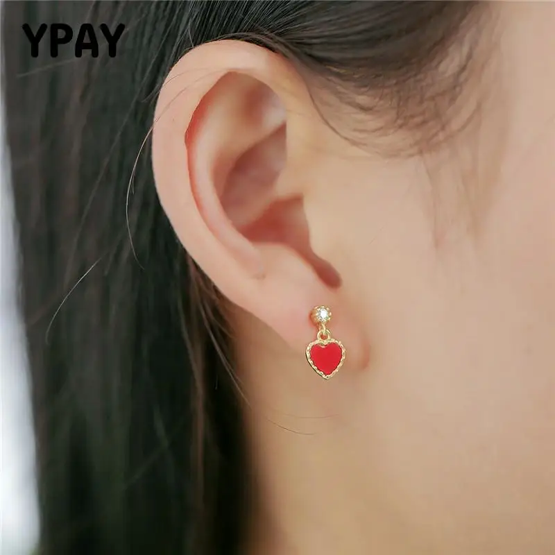 Серьги-гвоздики YPAY в виде красного сердца для девочек и девочек, минималистичные Изящные ювелирные украшения, 100% реальное зеркальное сереб...
Серьги-гвоздики YPAY в виде красного сердца для девочек и девочек, минималистичные Изящные ювелирные украшения, 100% реальное зеркальное сереб...
