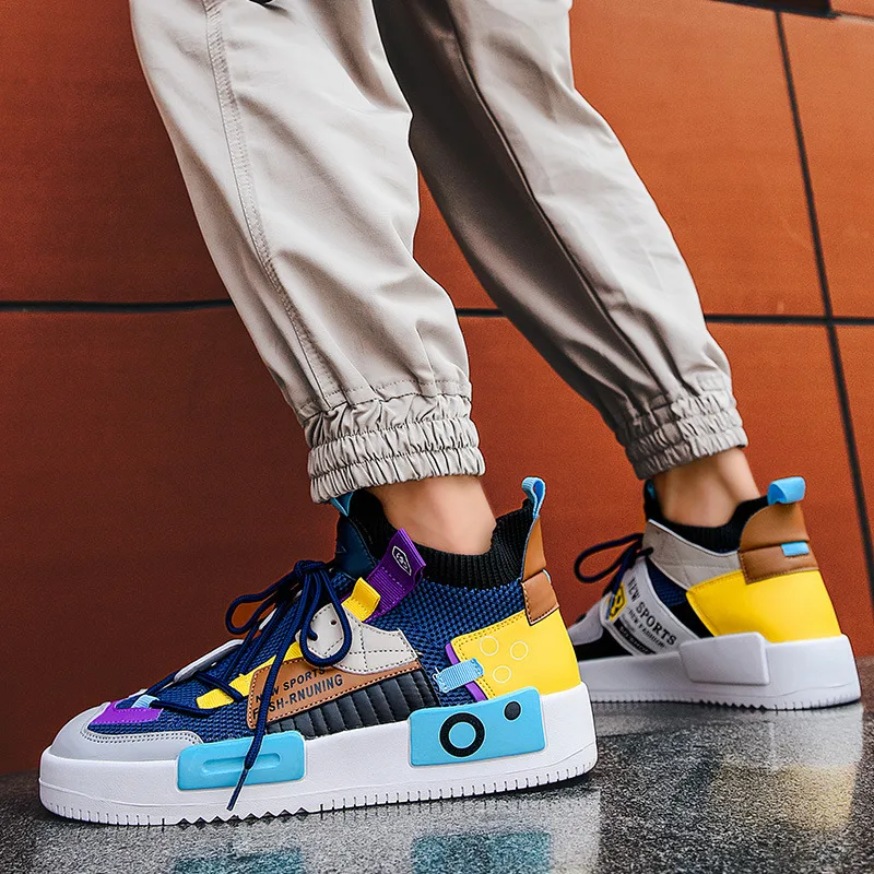 Superstar Hot Sale Platform Mens Shoes Skateboard Shoes Colored High top Hip-hop Sneakers Men Breathable Sports Trendy Shoes Men
Superstar Hot Sale Platform Mens Shoes Skateboard Shoes Colored High top Hip-hop Sneakers Men Breathable Sports Trendy Shoes Men