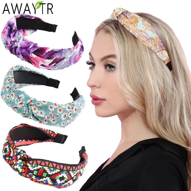 Top Knot Headbands for Women Simple Fabric Girls Hairband Bezel Hair Accessories Wide Print Hair Head Band Hoop Female Headdress
Top Knot Headbands for Women Simple Fabric Girls Hairband Bezel Hair Accessories Wide Print Hair Head Band Hoop Female Headdress
