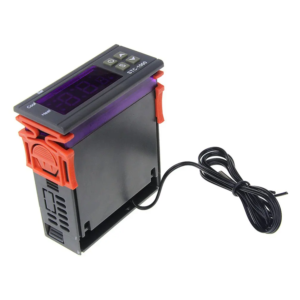 STC-1000 Dual Output LED Digital Temperature Controller Thermostat Portable Cooling Heating Thermostat
STC-1000 Dual Output LED Digital Temperature Controller Thermostat Portable Cooling Heating Thermostat
