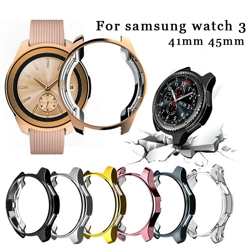 Case cover for samsung Galaxy Watch 3 41mm 45mm screen protector soft TPU for samsung watches 3 41/45mm thin Protective Shell
Case cover for samsung Galaxy Watch 3 41mm 45mm screen protector soft TPU for samsung watches 3 41/45mm thin Protective Shell