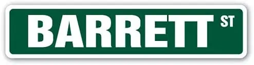 Metal Signs,Road Street Sign,Thick Tinplate Print Poster,BARRETT name kids childrens room door bedroom girls boys gift Wall
Metal Signs,Road Street Sign,Thick Tinplate Print Poster,BARRETT name kids childrens room door bedroom girls boys gift Wall