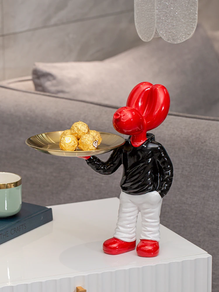 Nordic Creative Balloon Dog Statue Furniture Accessories Living Room Porch Desktop Key Storage Tray Decoration Cartoon Sculpture
Nordic Creative Balloon Dog Statue Furniture Accessories Living Room Porch Desktop Key Storage Tray Decoration Cartoon Sculpture