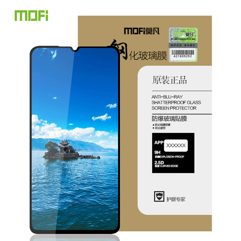 

MOFi Glass for Xiaomi Mi 9 Lite 9H Tempered Film for Xiaomi 9 lite Full Screen Protector for Xiaomi Mi9 Lite