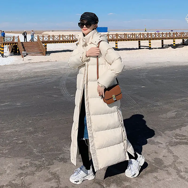 Women Coats and Parkas Autumn Winter Long X-Long Parkas High Quality Beige Black with Hooded Slim Jackets Winter Womens
Women Coats and Parkas Autumn Winter Long X-Long Parkas High Quality Beige Black with Hooded Slim Jackets Winter Womens