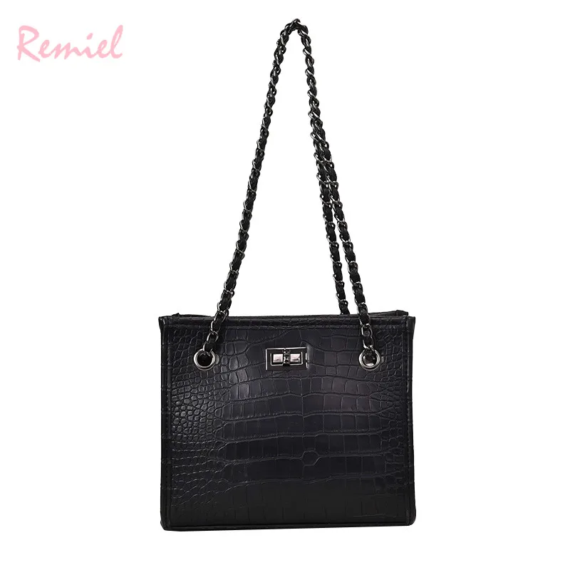 Big Retro Fashion Tote bag 2021 New Quality PU Leather Women's Designer Handbag Crocodile pattern Chain Shoulder Messenger bags
Big Retro Fashion Tote bag 2021 New Quality PU Leather Women's Designer Handbag Crocodile pattern Chain Shoulder Messenger bags