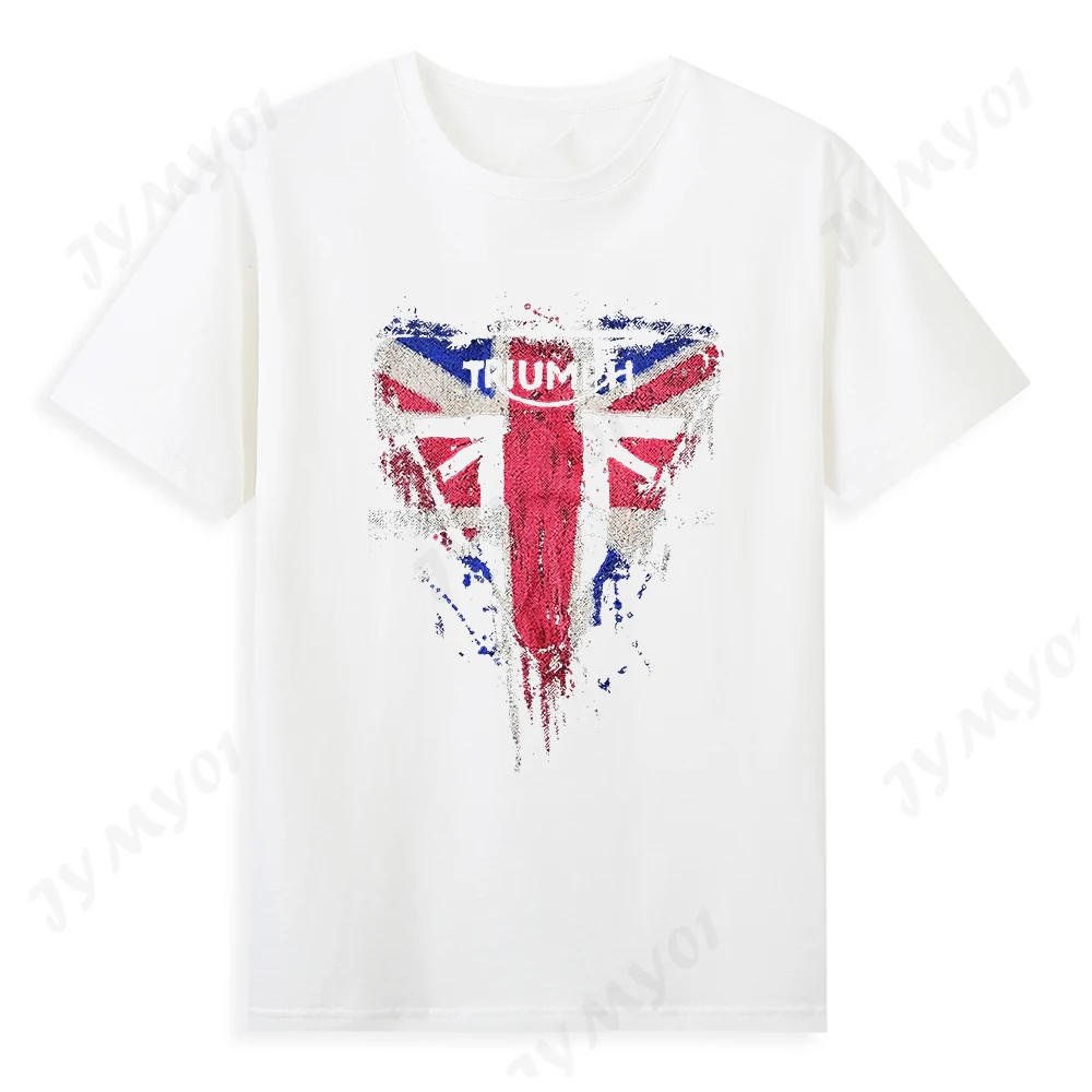 Retro Motorcycle Triumph Men's T Shirt Triangle Logo Pattern Top High Quality Pure Cotton Short Luxury Brand Car Men's Clothing
Retro Motorcycle Triumph Men's T Shirt Triangle Logo Pattern Top High Quality Pure Cotton Short Luxury Brand Car Men's Clothing