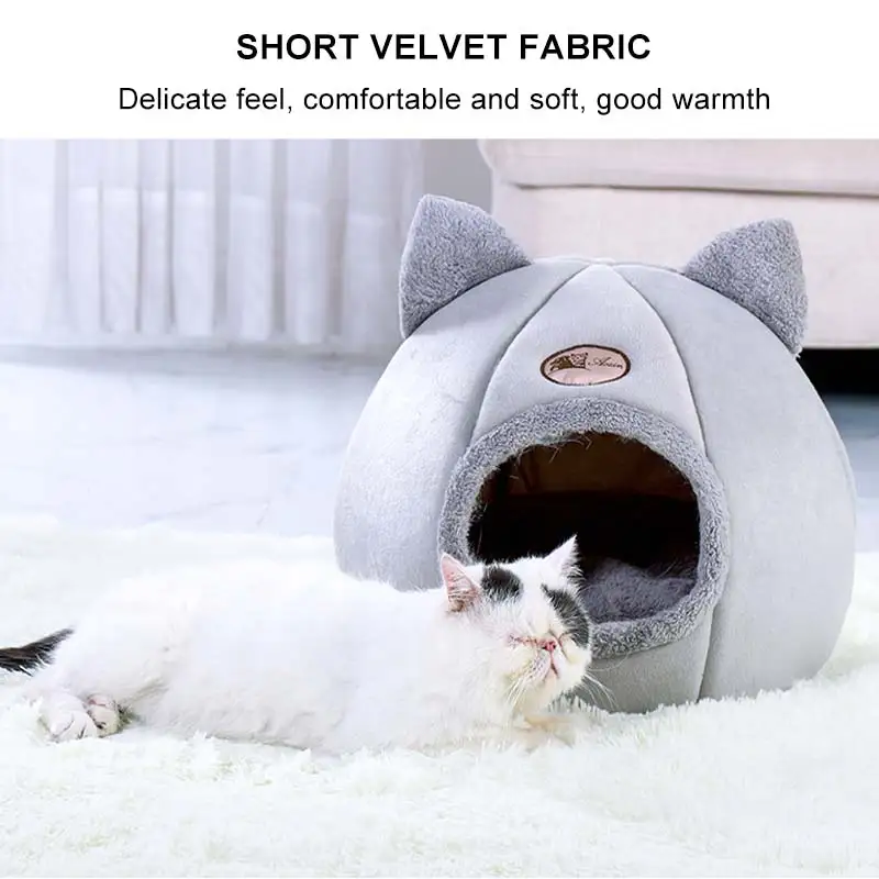 Deep Sleep Comfort In Winter Cat Bed little Dogs Basket Foldable Cats House for Pets Puppy Tent Cozy Cave Beds Indoor Keep Warm
Deep Sleep Comfort In Winter Cat Bed little Dogs Basket Foldable Cats House for Pets Puppy Tent Cozy Cave Beds Indoor Keep Warm