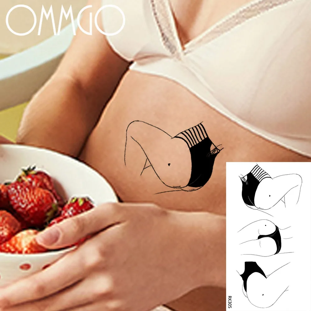 Black Thigh Buttock Sexy Girl Temporary Tattoos For Men Women Body Art Belly Tatoo Paste Paper 3D Waterproof Fake Tattoo Sticker
Black Thigh Buttock Sexy Girl Temporary Tattoos For Men Women Body Art Belly Tatoo Paste Paper 3D Waterproof Fake Tattoo Sticker