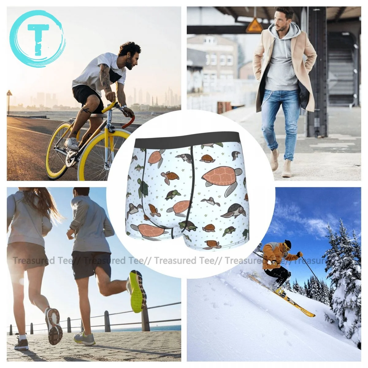 Turtle Underwear Sublimation Hot Polyester Trunk Print Breathable Males Boxer Brief
Turtle Underwear Sublimation Hot Polyester Trunk Print Breathable Males Boxer Brief