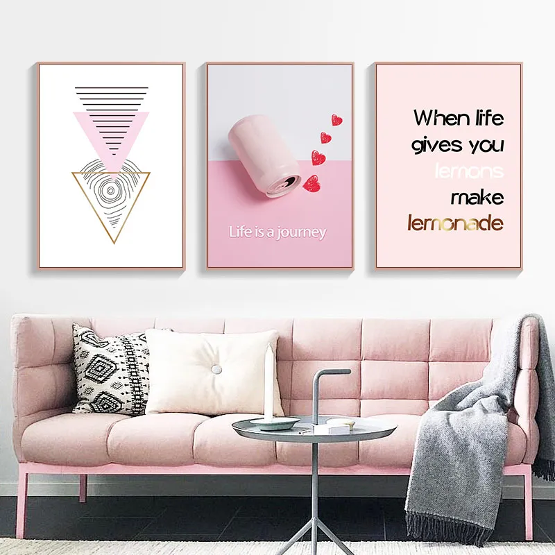 Scandinavian Pink Girl Room Quotes Wall Art Canvas Painting Posters and Prints Nordic Decor Pictures For Living Room Unframed 
Scandinavian Pink Girl Room Quotes Wall Art Canvas Painting Posters and Prints Nordic Decor Pictures For Living Room Unframed