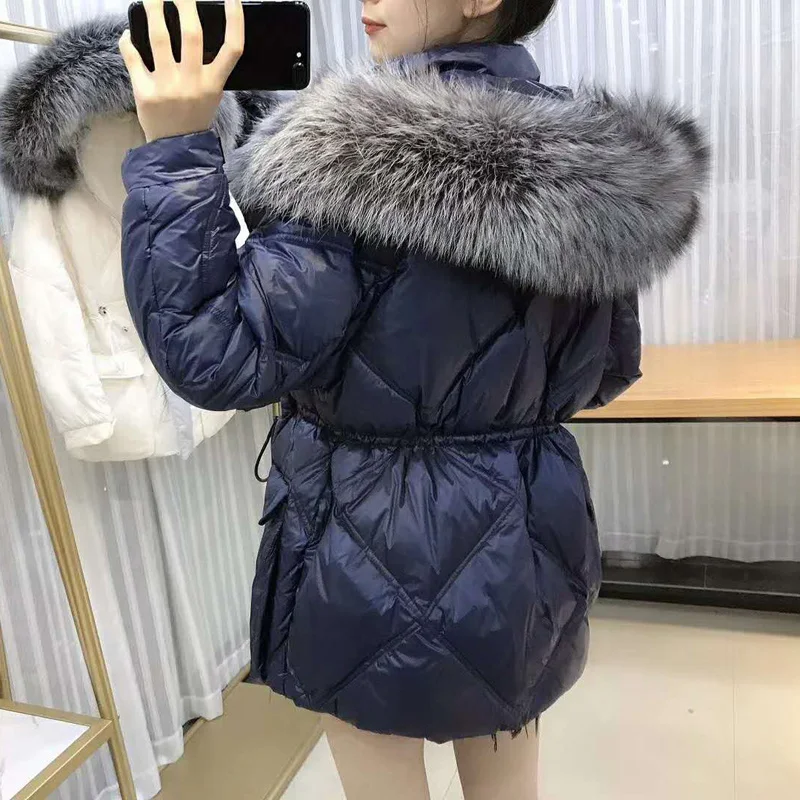 winter clothes women jacket white duck down hooded natural silver fox fur collar outerwear warm parka female plus size
winter clothes women jacket white duck down hooded natural silver fox fur collar outerwear warm parka female plus size