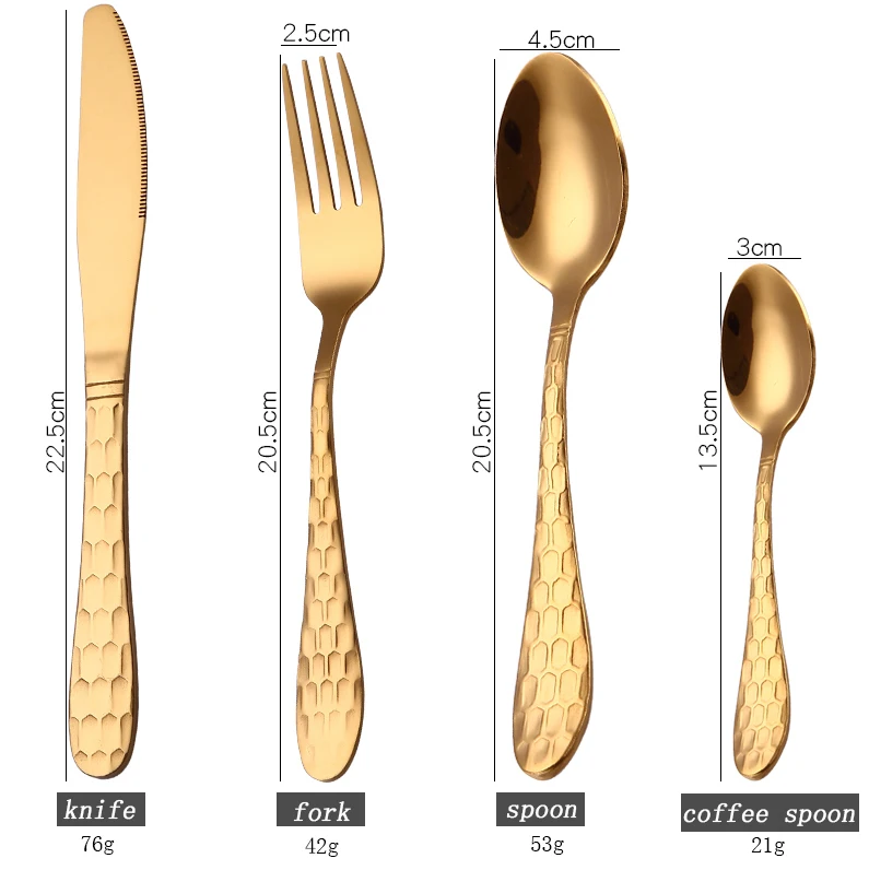 Spklifey Gold Cutlery Set 304 Stainless Steel Cutlery Kitchen Knife Spoon Fork Western Dinner Set Tableware Set
Spklifey Gold Cutlery Set 304 Stainless Steel Cutlery Kitchen Knife Spoon Fork Western Dinner Set Tableware Set