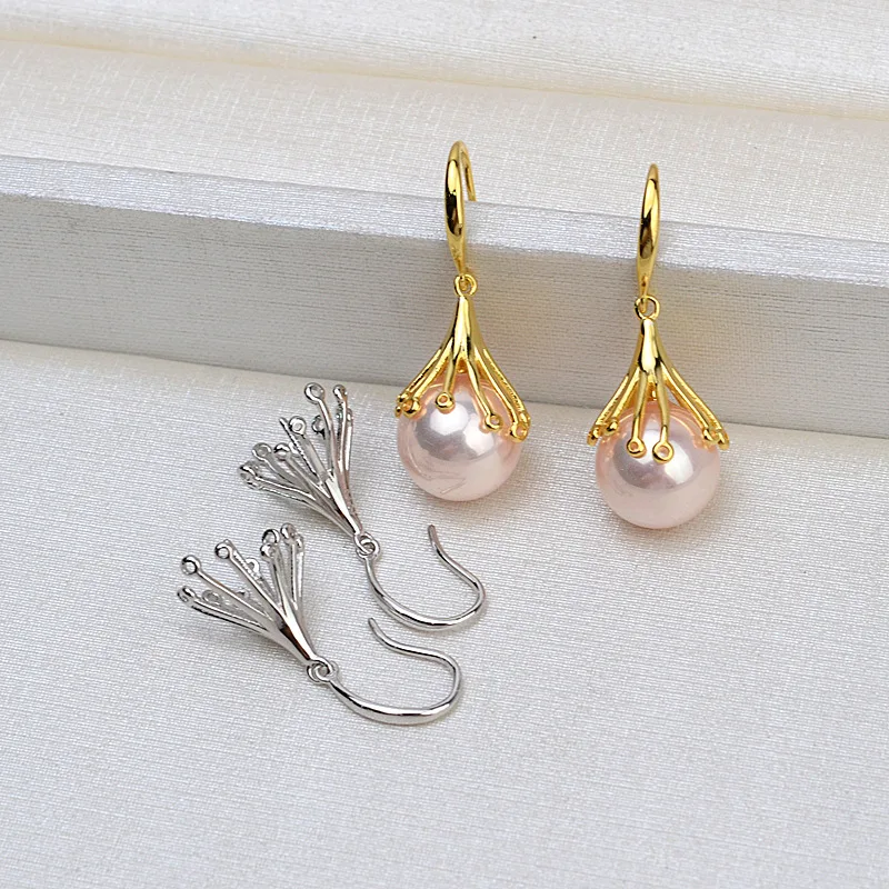 

DIY Earrings Base joyas de plata 925 mujer 100% plata rose gold earring ohrringe silber aesthetic boucle d'oreille brinco
