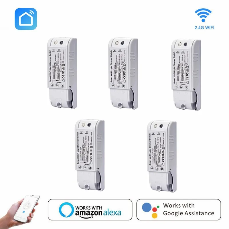 1/3/5pc Smart DIY Dimmer Module Light Switch Wireless Controller Home Automation And Voice Control Wifi Dimmer Switch Smart Home
1/3/5pc Smart DIY Dimmer Module Light Switch Wireless Controller Home Automation And Voice Control Wifi Dimmer Switch Smart Home