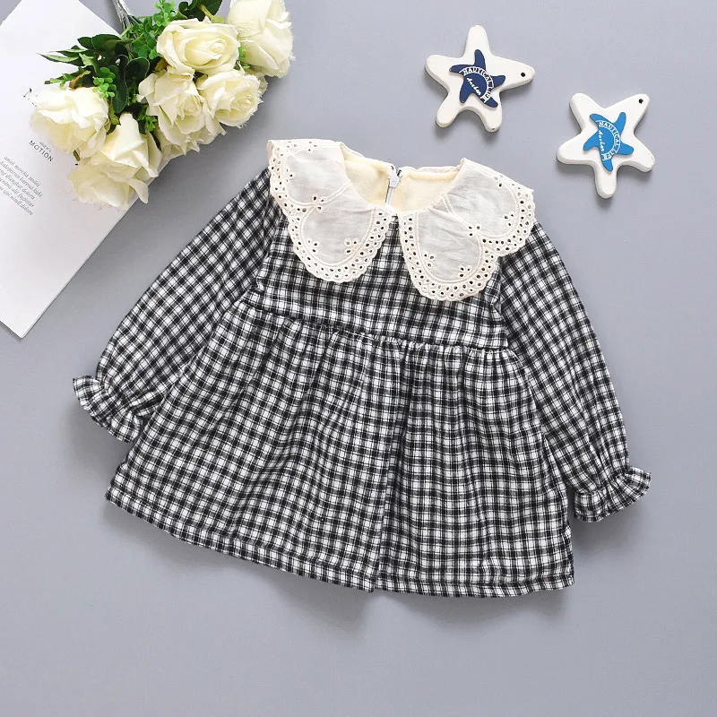 NEW Newborn Infant Baby Girls Dress Plaid Lace Casual Cotton Kids Long Sleeve Dress Winter Outfits Set Clothes for 0-24 Month
NEW Newborn Infant Baby Girls Dress Plaid Lace Casual Cotton Kids Long Sleeve Dress Winter Outfits Set Clothes for 0-24 Month
