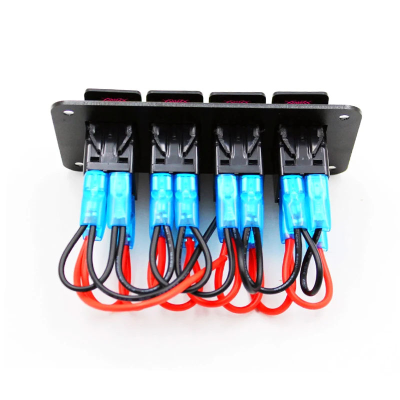 Universal 4 Gang LED Rocker Switch Panel Car Toggle Switch 12/24V Circuit Breaker Car Boat Marine Yacht RV Camper Truck Trailer
Universal 4 Gang LED Rocker Switch Panel Car Toggle Switch 12/24V Circuit Breaker Car Boat Marine Yacht RV Camper Truck Trailer
