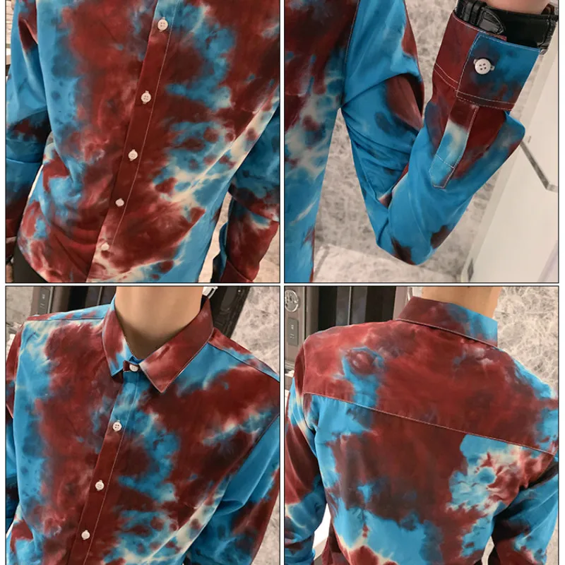 2020 Designer Printing Men Shirt Camisas Hombre Casual Slim Fit Long Sleeve Hawaiian Shirt Streetwear Dress Shirts Blouse Top
2020 Designer Printing Men Shirt Camisas Hombre Casual Slim Fit Long Sleeve Hawaiian Shirt Streetwear Dress Shirts Blouse Top