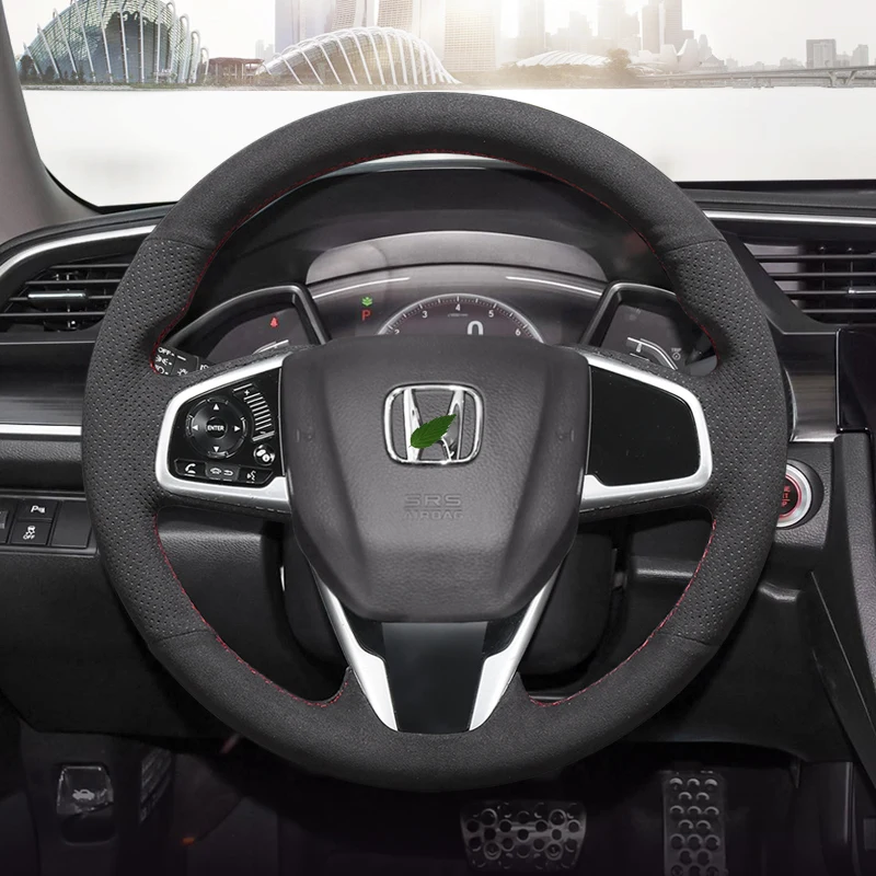Сделай Сам, сшитая вручную замшевая искусственная кожа для Honda чехол рулевого колеса автомобиля Breeze Crider 10th-generation Civic Envix
Сделай Сам, сшитая вручную замшевая искусственная кожа для Honda чехол рулевого колеса автомобиля Breeze Crider 10th-generation Civic Envix